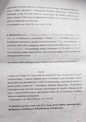 [VIDEO] Na ławie oskarżonych, w kolejnym procesie karnym, wójt gminy Trzeszczany, Stanisław Cz., oskarżony o poświadczenie nieprawdy i przekroczenie uprawnień! Na szkodę finansową Urzędu Marszałkowskiego w Lublinie! 