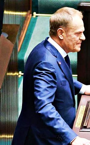 [VIDEO] Premier Donald Tusk odniósł się w Sejmie do wniosku opozycji, który dotyczył wyrażenia wotum nieufności wobec Ministra Spraw Wewnętrznych i Administracji