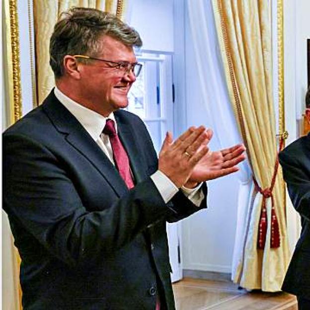 Spotkanie z posłami Mariuszem Kamińskim i Maciejem Wąsikiem w Pałacu Prezydenckim
