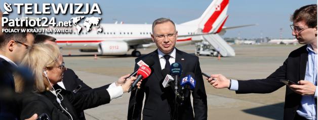 [VIDEO] Prezydent udał się do Szwajcarii na Szczyt w Sprawie Pokoju na Ukrainie. Bierze w nim udział ok.100 delegacji z całego świata